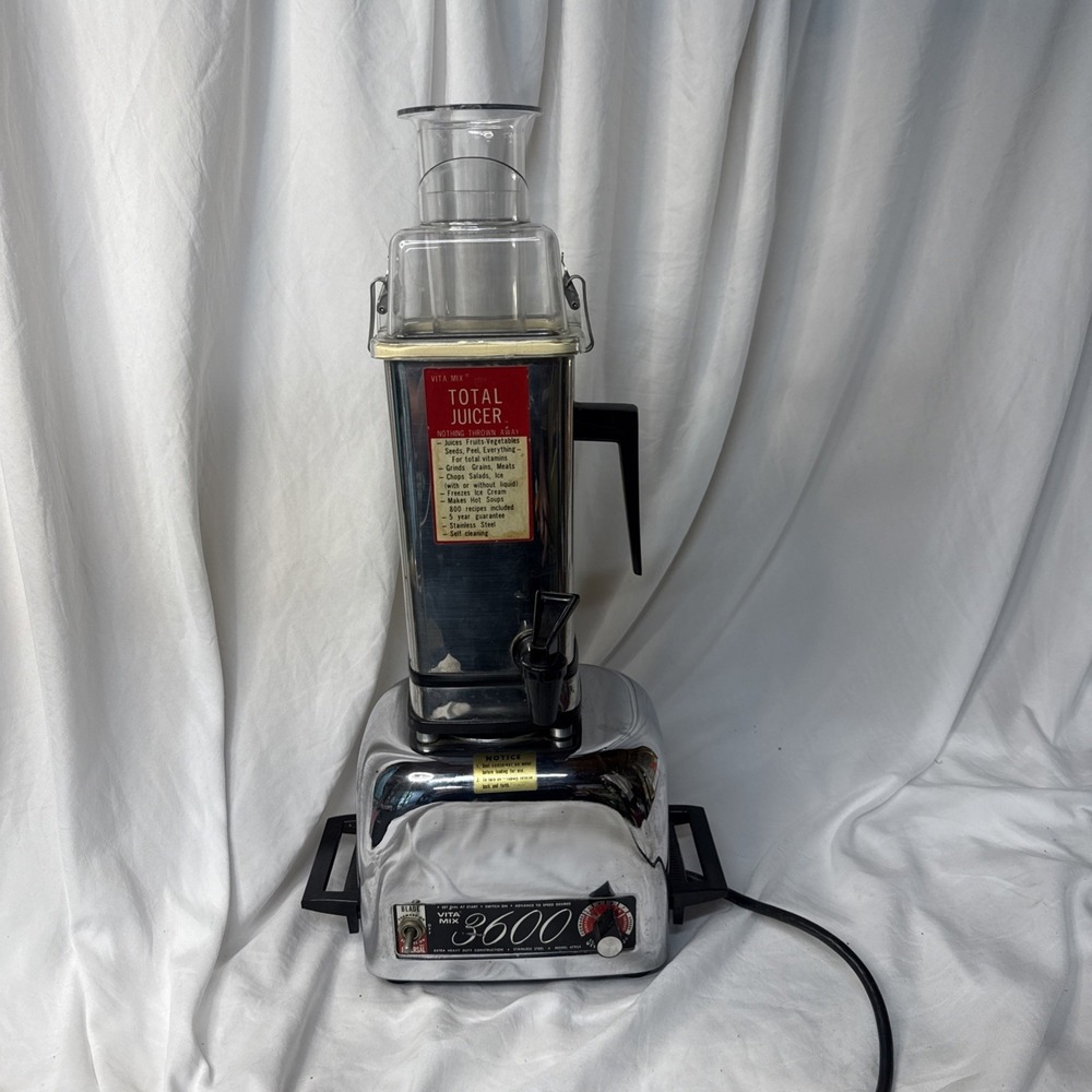 Vita-Mix 3600 Mixer 72oz Super 3600 Bread Maker Juicer Blender Processor Working